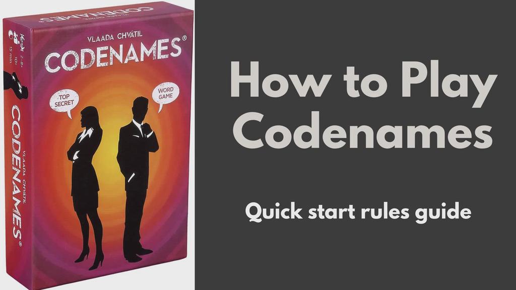 'Video thumbnail for Quick guide on how to play Codenames'
