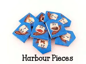 Catan Harbor Pieces