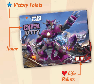 Life points and Victory Points - King of Tokyo Monsters