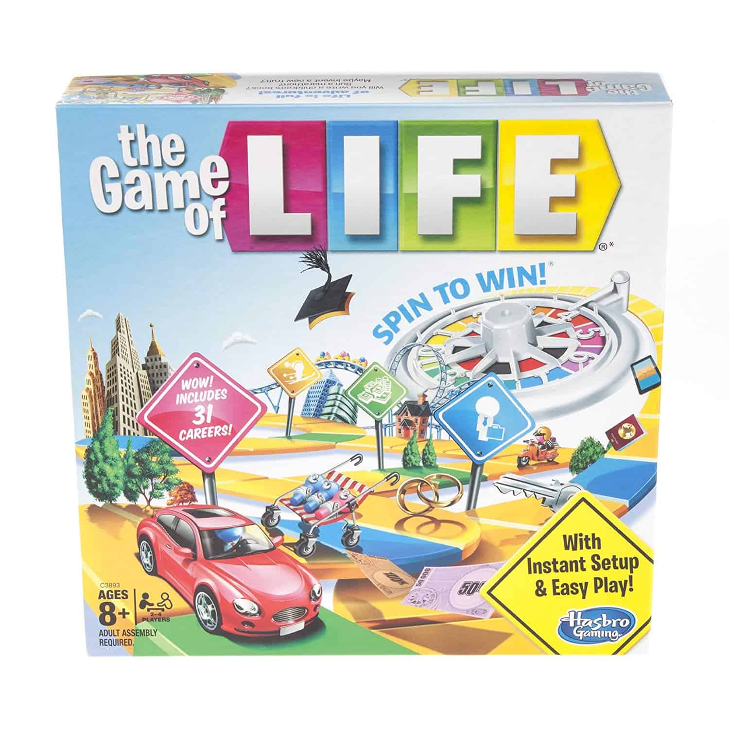Rules Of Life Board Game Easy To Read Guide On How To Play Life Game 