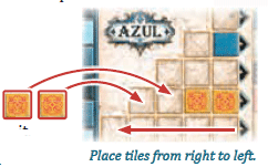 Placing Azul Tiles