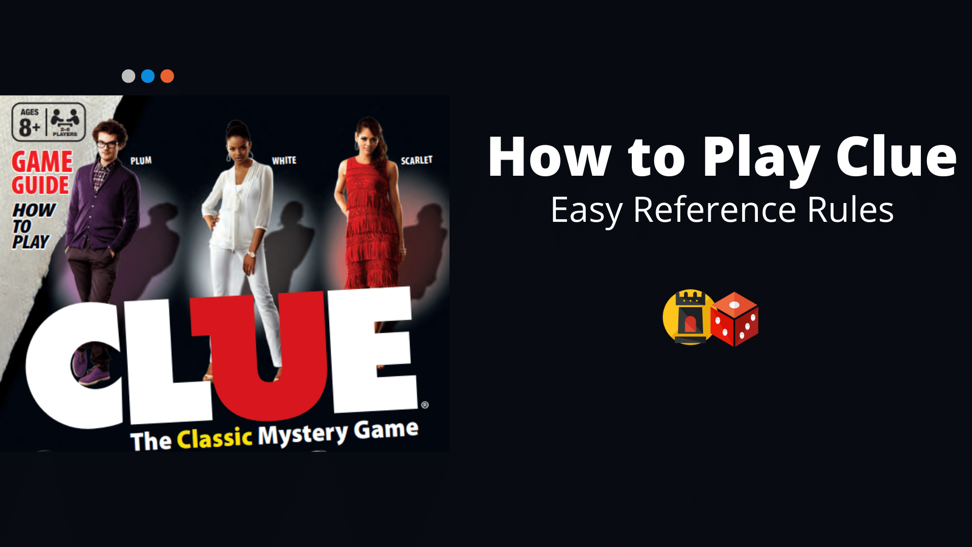 Clue Game Board Rules that get you started quick