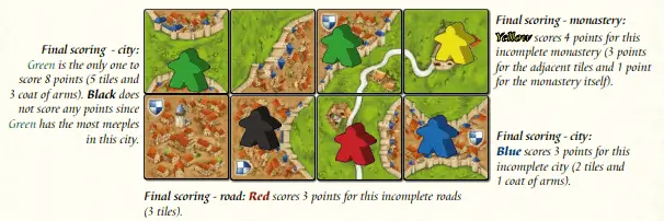 carcassonne rules change two cities