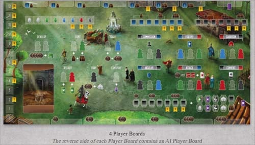 Recommended Worker Placement Board Games - Paladins of the West Kingdom 3