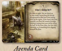 Arkham Horror Card Game Instructions - Agenda Card