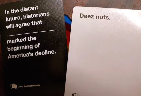 Cards Against Humanity Card Combo
