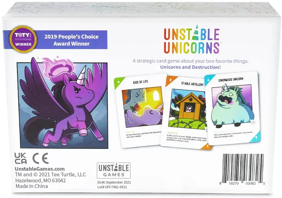 How to Play Unstable Unicorns Rules if you hate rulebooks