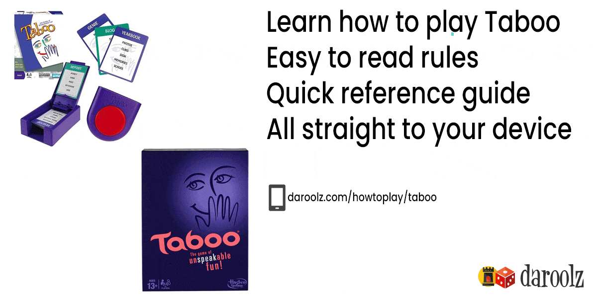 Learn How To Play Taboo Quick Rules Guide
