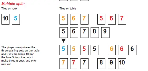 Multiple Split Rummikub