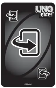 Uno Flip Dark Side Flip Card