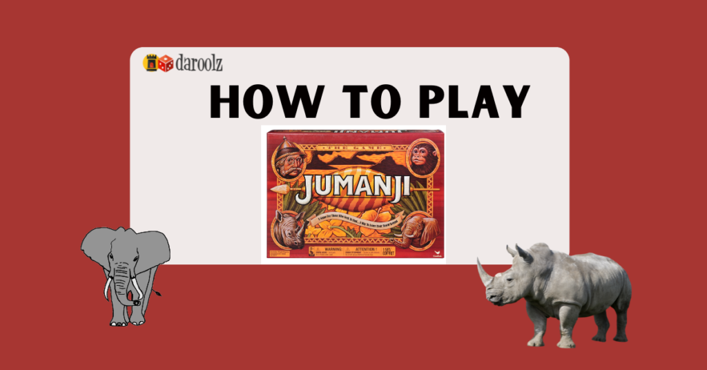 Easy to Read How to play Jumanji Board Game Rules