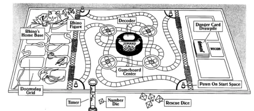 Easy to Read How to play Jumanji Board Game Rules