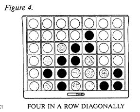 how to play connect 4 - 4 in a row diagonally