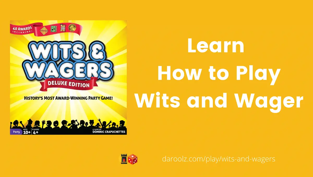 How to play Wits and Wagers game