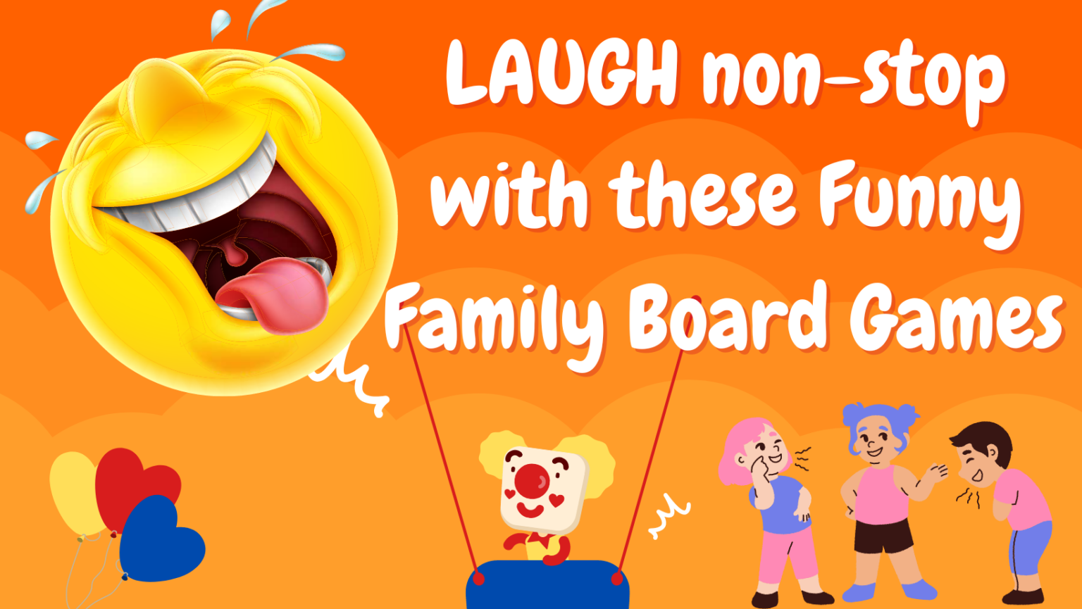 Funny Board Games for Family that make you LAUGH NON STOP