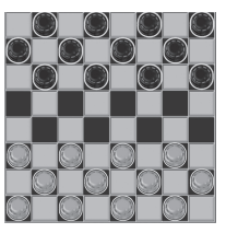 Checkers setup