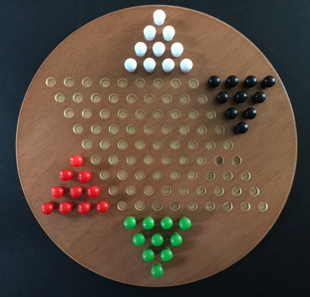 Rules to Chinese Checkers in Simple Steps
