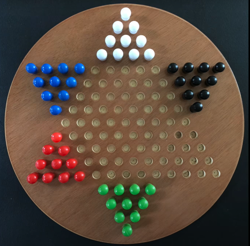 Rules to Chinese Checkers in Simple Steps