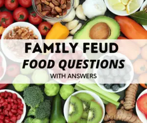 Family Feud Game Questions and Answers for your own home game 1