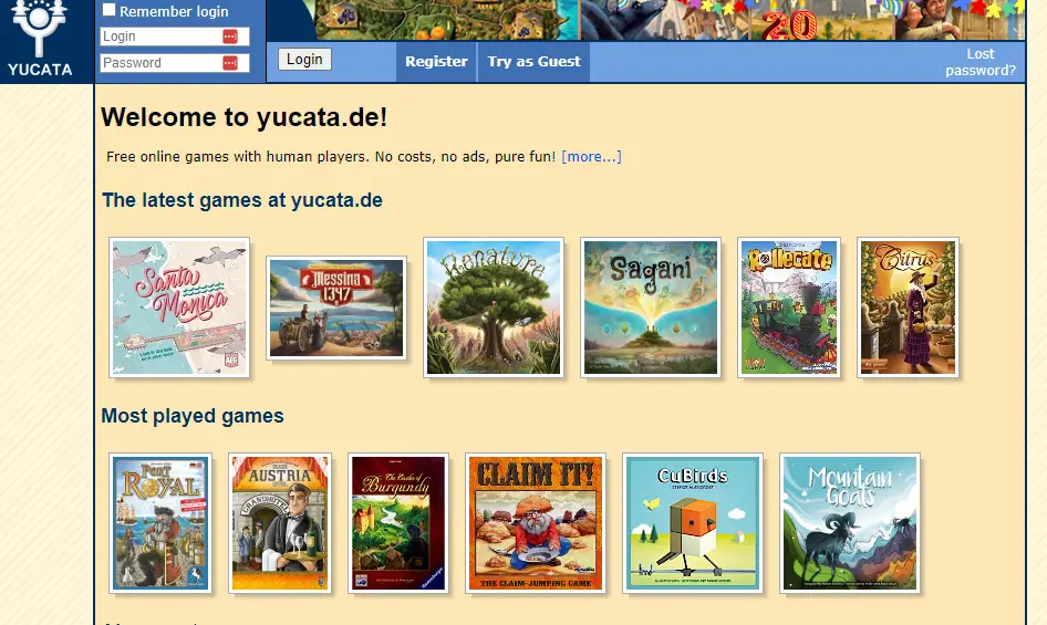 Where can you play board games online for FREE? 4