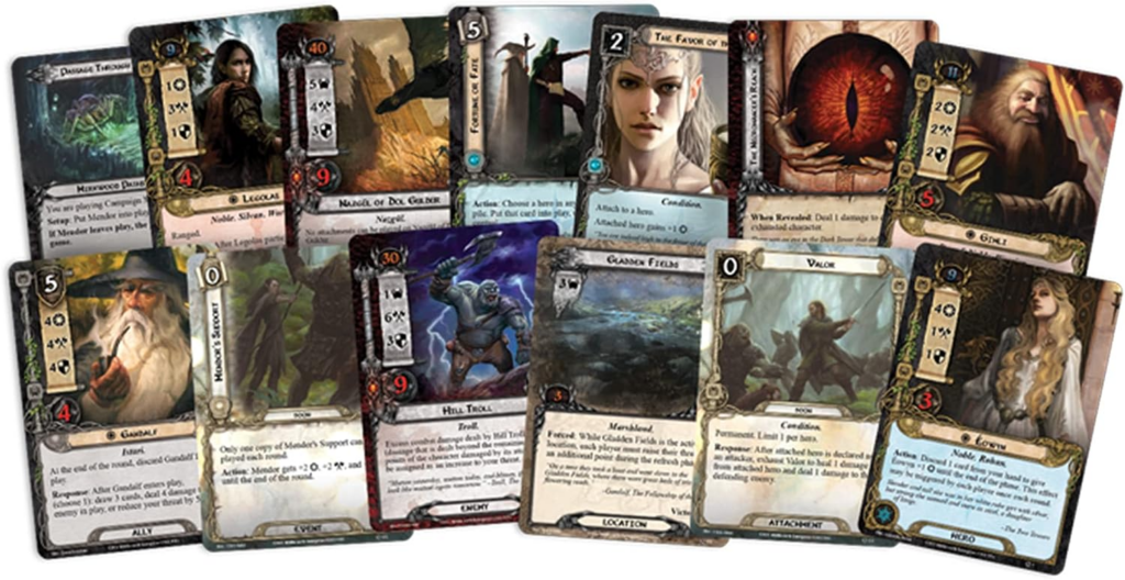 Lord of the Rings Card Game cards