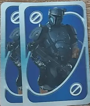 Uno Star Wars Mandalorian Skip Card