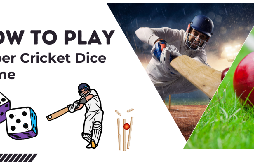 How to play Paper Cricket Dice Game