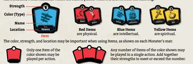 Items in Horrified Board Game