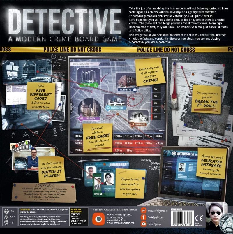 Find out about Detective: A Modern Crime Board Game