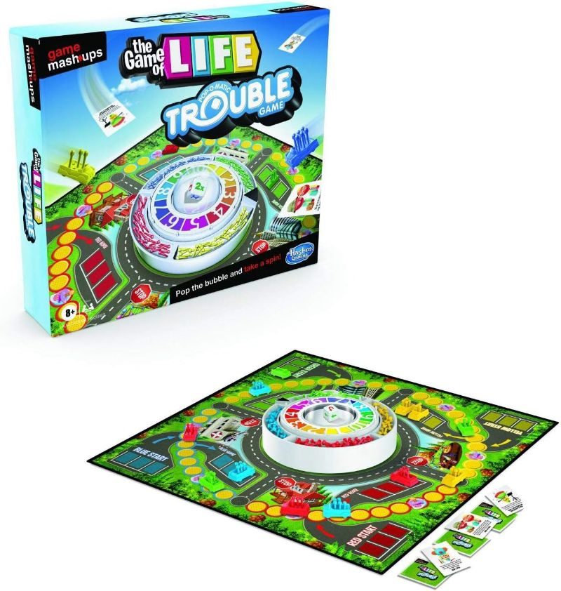 Find out about The Game of Life Pop-O-Matic Trouble Game