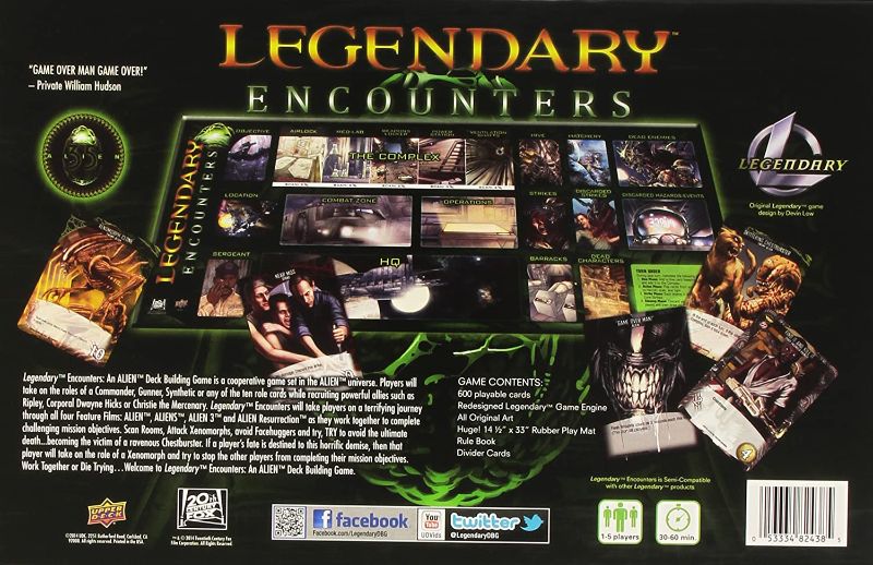 Find out about Legendary Encounters: An Alien Deck Building Game