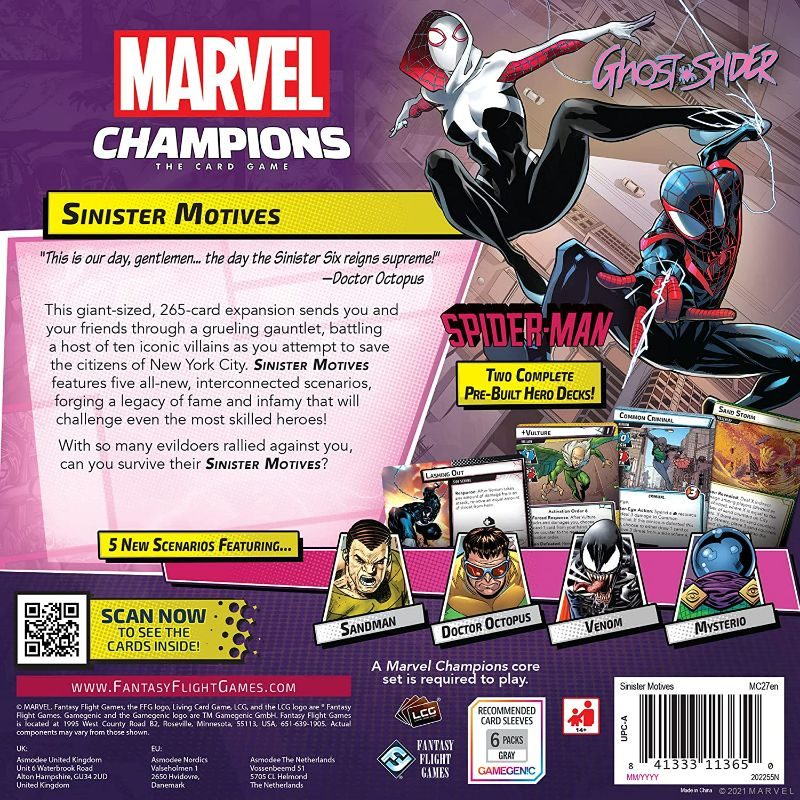 Find out about Marvel Champions The Card Game Sinister Motives