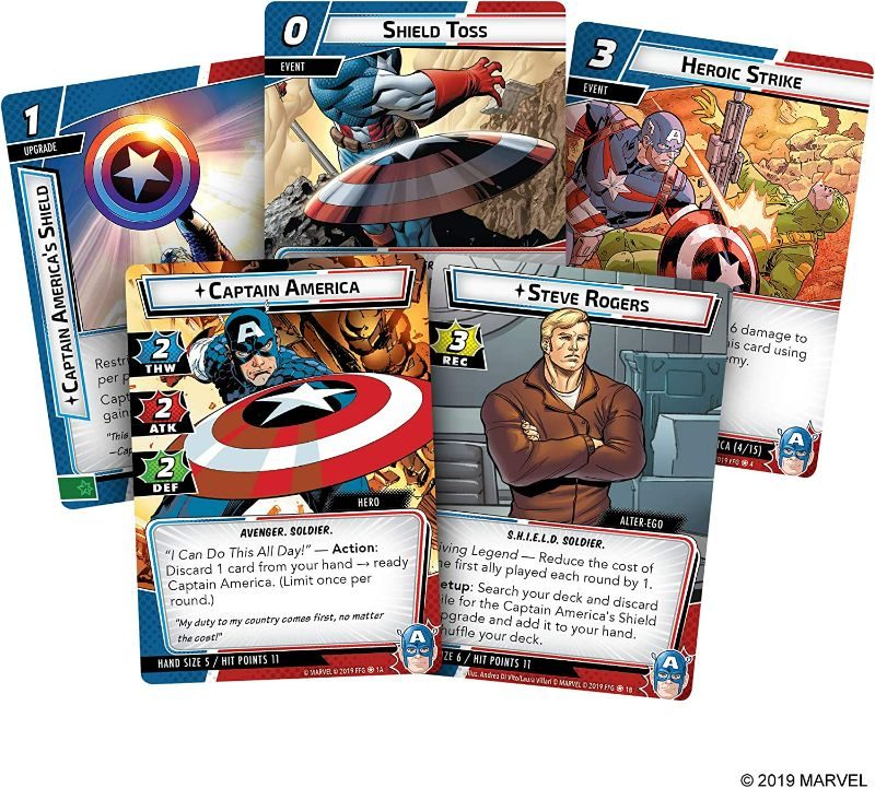 How to play Marvel Champions The Card Game Captain America HERO PACK