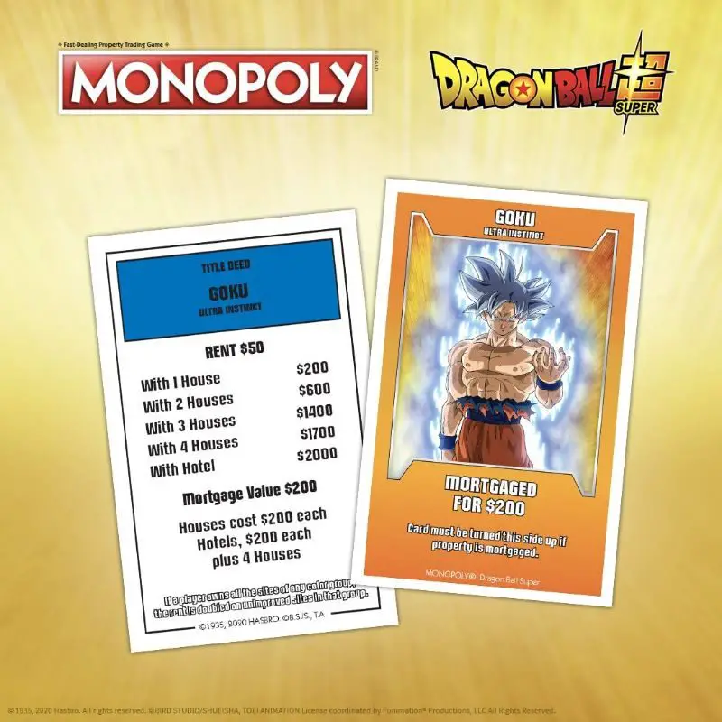 Where to buy Monopoly: Dragon Ball Super