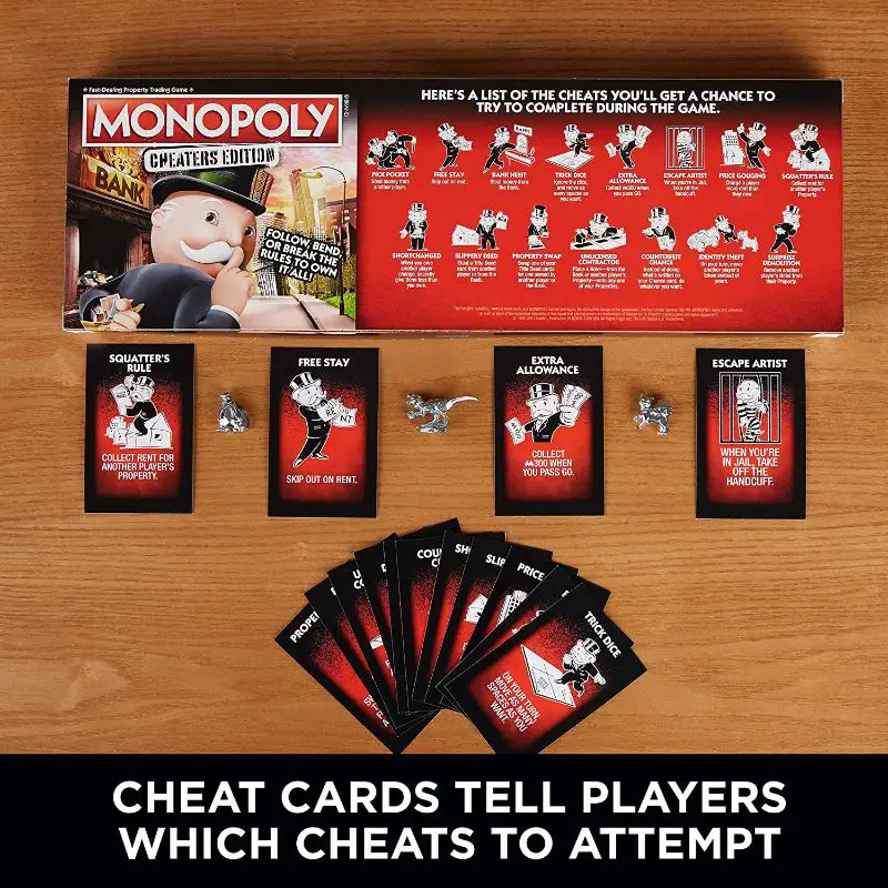 How to play Monopoly Cheaters Edition