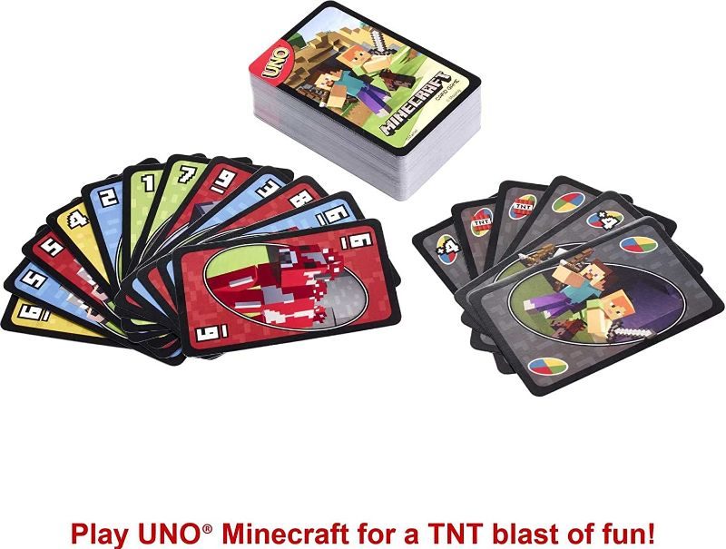 Find out about UNO: Minecraft