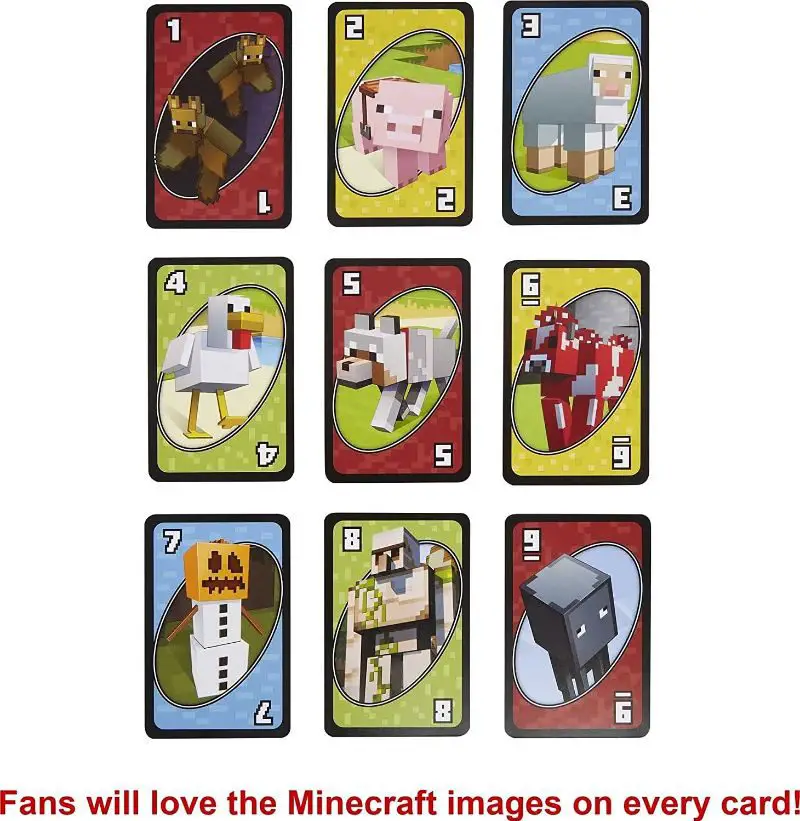 How to play UNO: Minecraft